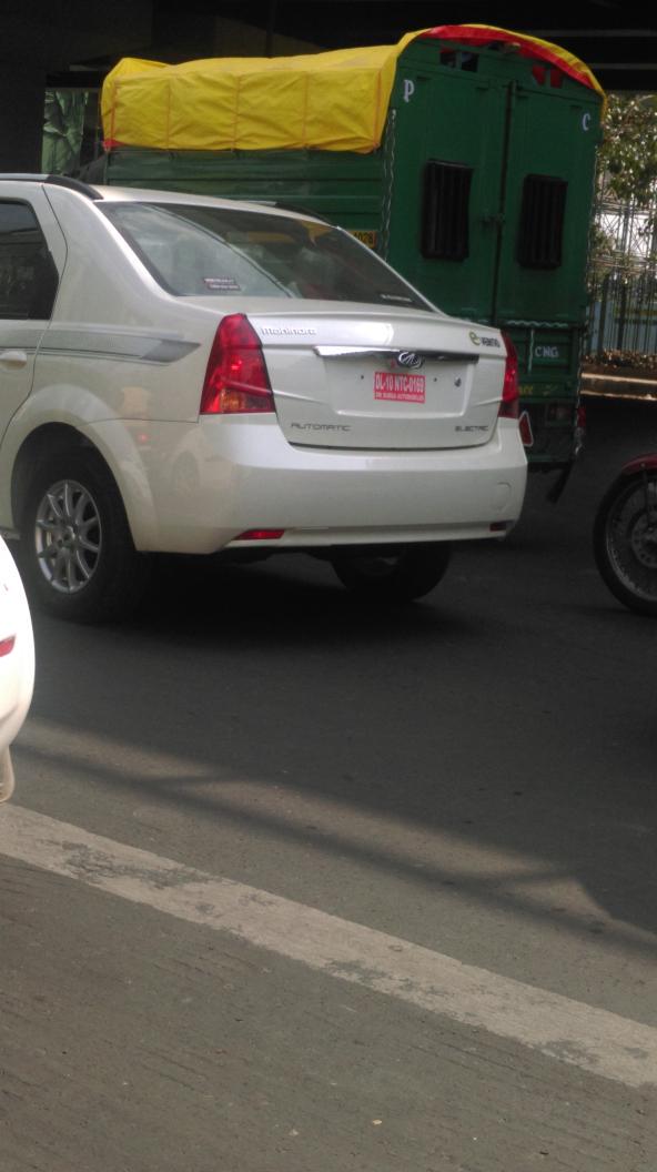 Mahindra Verito EV spied