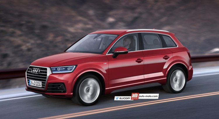 2016 Audi Q5 front three quarter Rendering