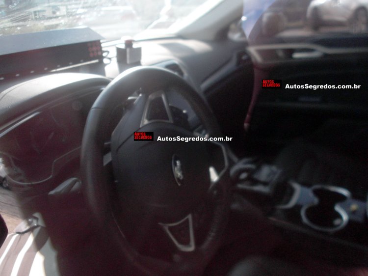 2017 Ford Fusion (facelift) interior spotted testing in Brazil