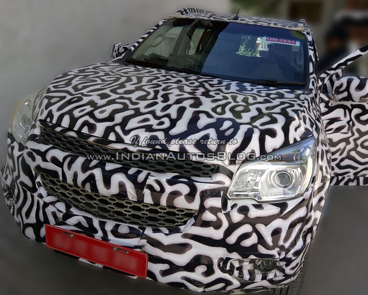 Chevrolet Trailblazer front spied in Ladakh