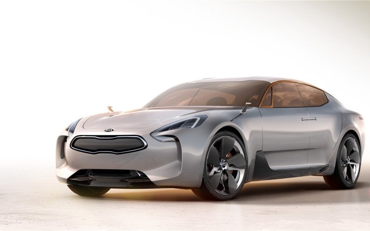 Kia GT concept front three quarters left