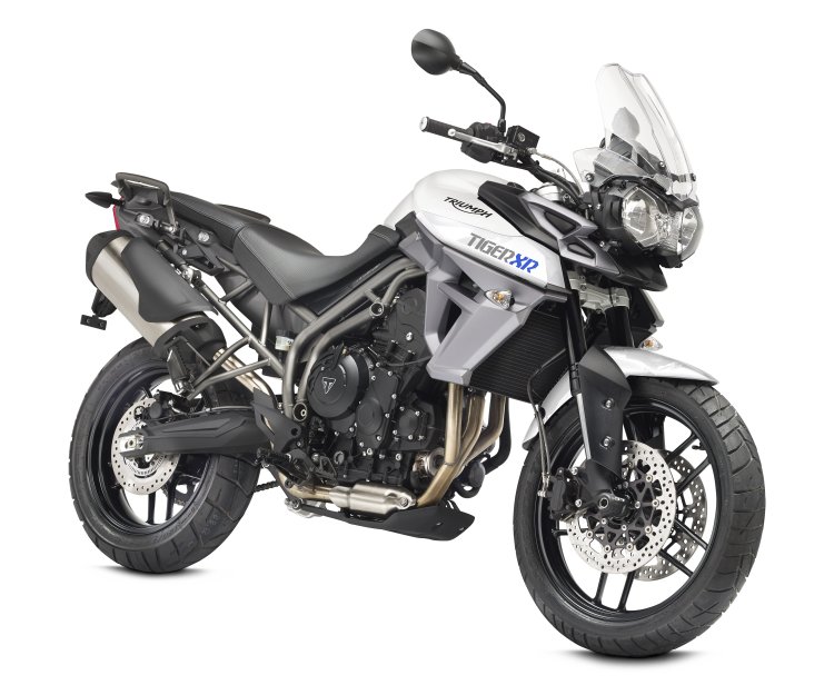 Triumph Tiger 800 XR front three quarter official