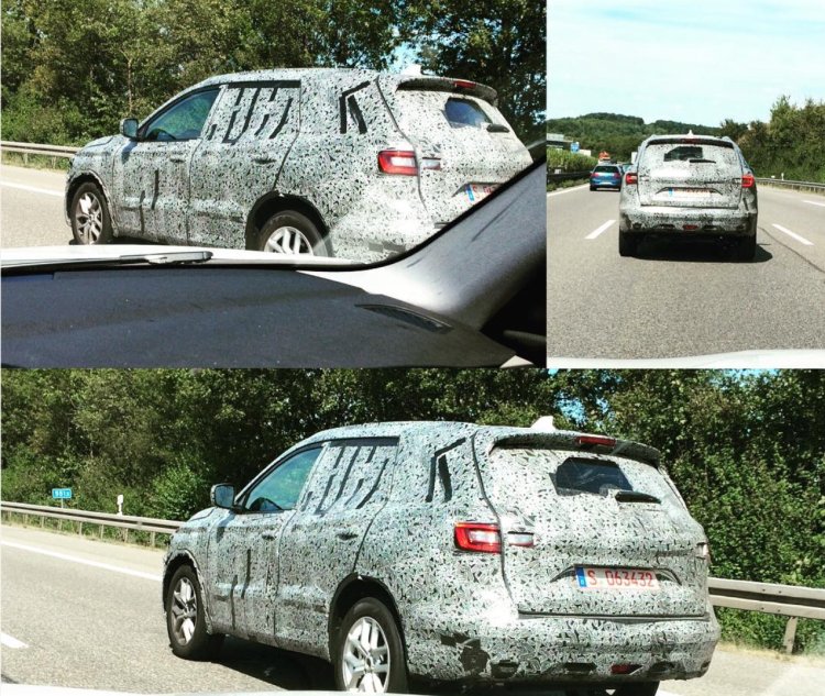 2016 Renault Koleos successor rear spotted in Stuttgart