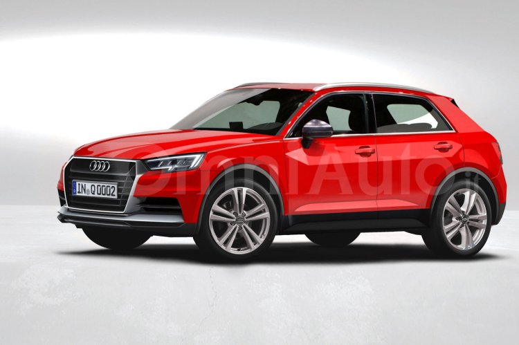 Audi Q1 rendering side view