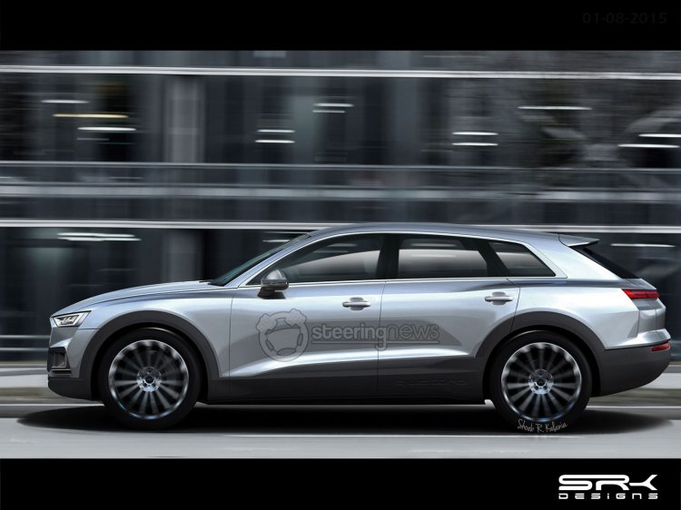 Audi Q6 production rendering