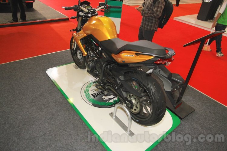 Benelli TNT 25 rear three quarter left at the Indonesia International Motor Show 2015 (IIMS 2015)