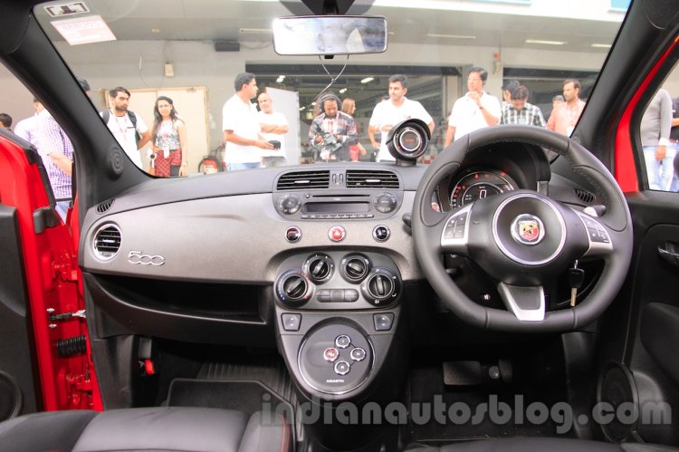 Fiat Abarth 595 Competizione dashboard full for India