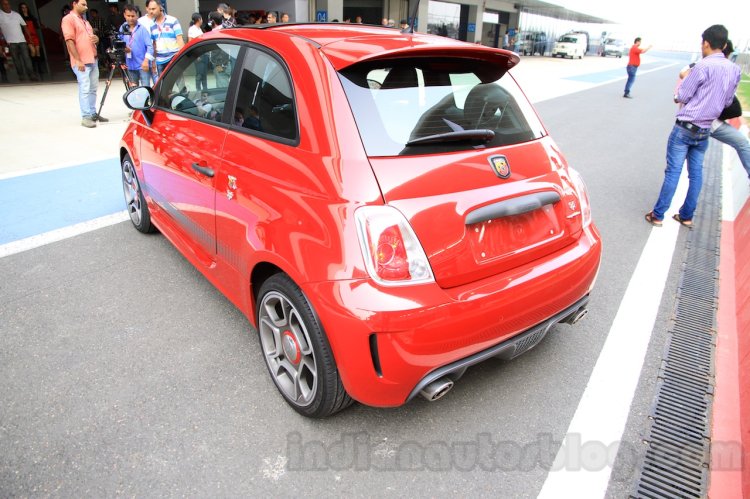 Fiat Abarth 595 Competizione rear three quarter for India