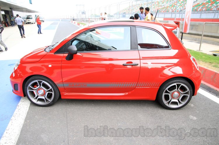 Fiat Abarth 595 Competizione side for India