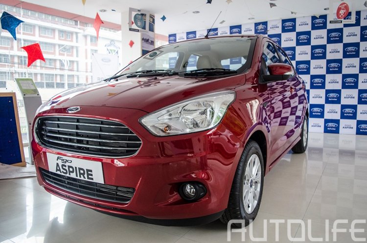 Ford Figo Aspire front quarter bookings open in Nepa