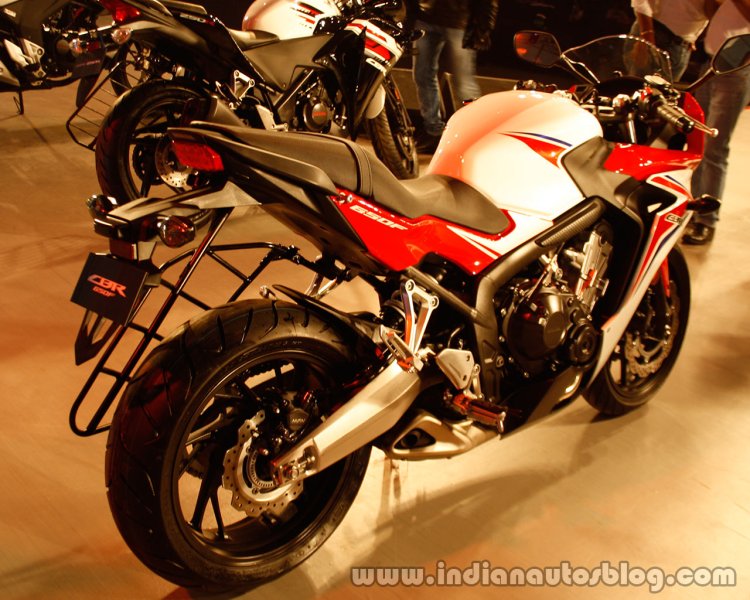 Honda CBR650F rear three quarter right at the Revfest