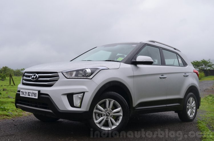 Hyundai Creta Diesel AT front quarter Review