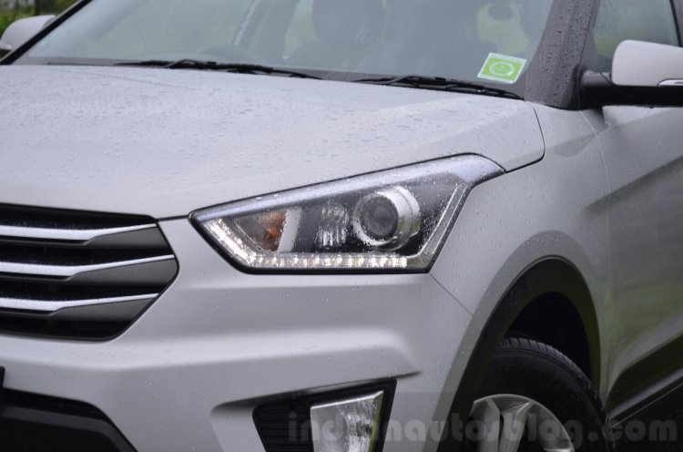 Hyundai Creta Diesel AT headlight Review