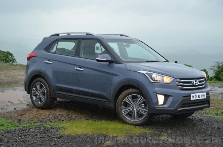 Hyundai Creta Diesel front three quarter Review