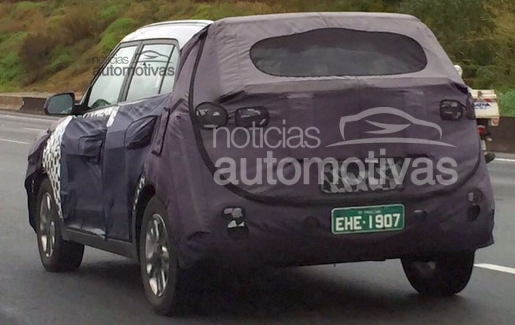 Hyundai ix25 (Hyundai Creta) rear spotted in Brazil for the first time