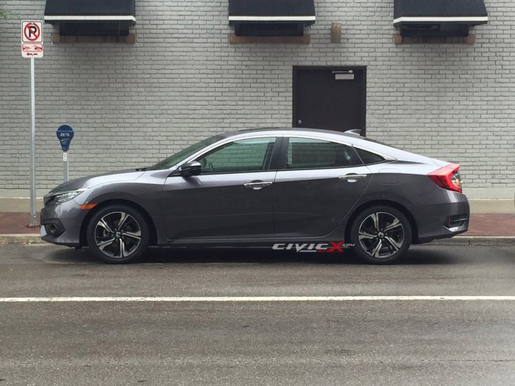 2016 Honda Civic side view caught undisguised