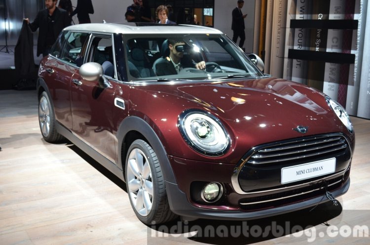 2016 Mini Clubman front three quarter at the IAA 2015