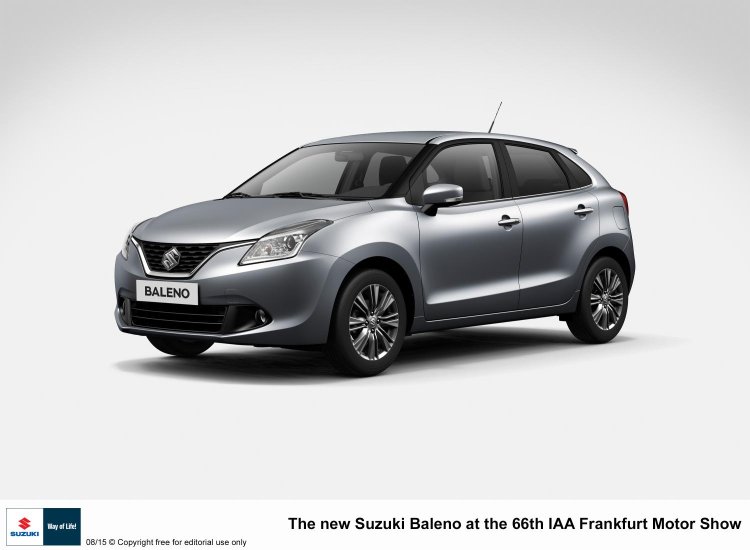 2016 Suzuki Baleno front three quarter unveiled ahead of debut