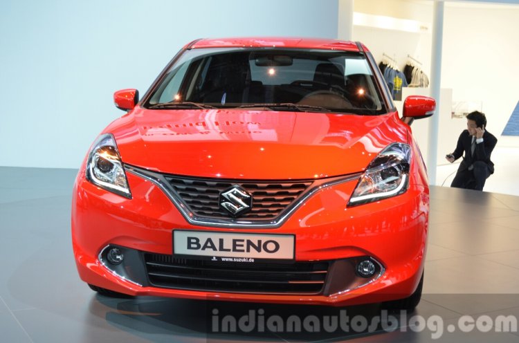 2016 Suzuki Baleno front view at IAA 2015