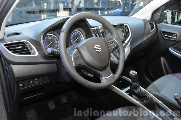2016 Suzuki Baleno interior at the IAA 2015