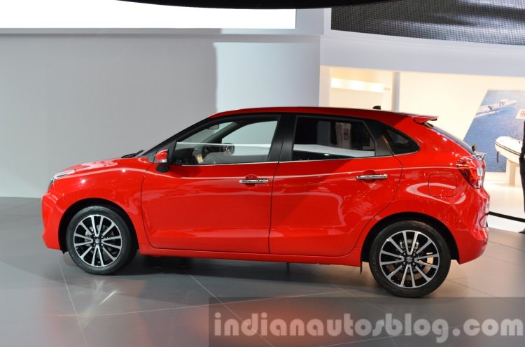 2016 Suzuki Baleno side view at IAA 2015