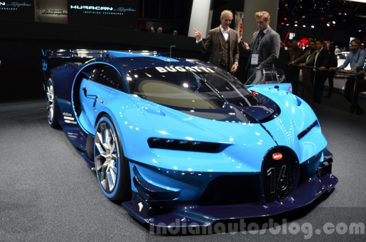 Bugatti Vision GT front quarter at the IAA 2015
