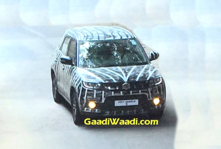 Maruti YBA sub-4m SUV spotted partially undisguised