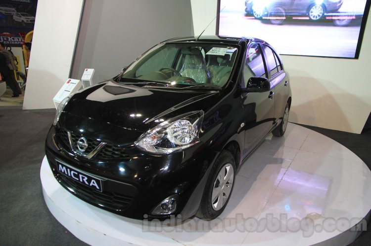 Nissan Micra front quarter at the 2015 NADA Show