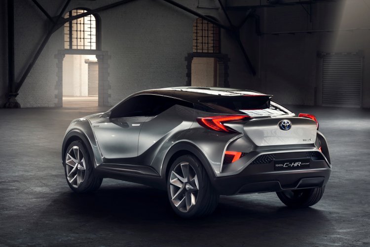 Toyota C-HR Concept (second version) rear quarter unveiled