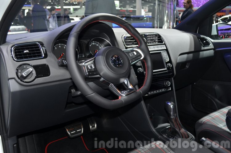 Volkswagen Polo GTI dashboard at IAA 2015