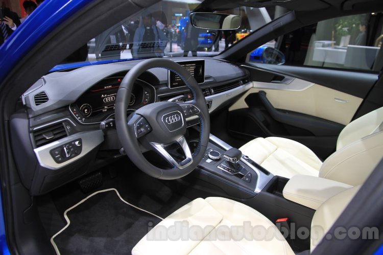 2016 Audi A4 dashboard at the 2015 Tokyo Motor Show