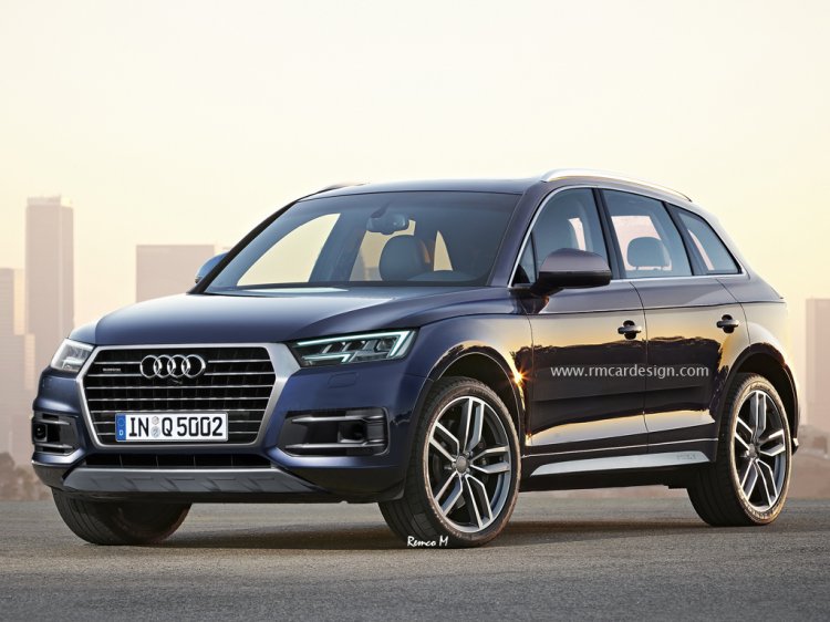 2016 Audi Q5 front quarter left rendering