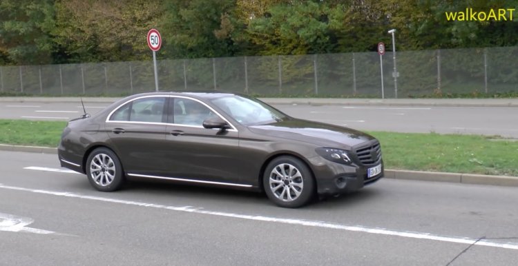 2016 Mercedes E Class front three quarter nearly undisguised