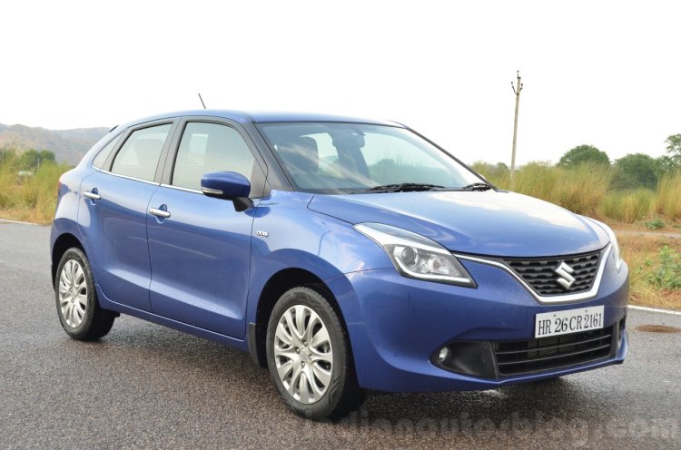 Maruti Baleno Diesel front angle Review