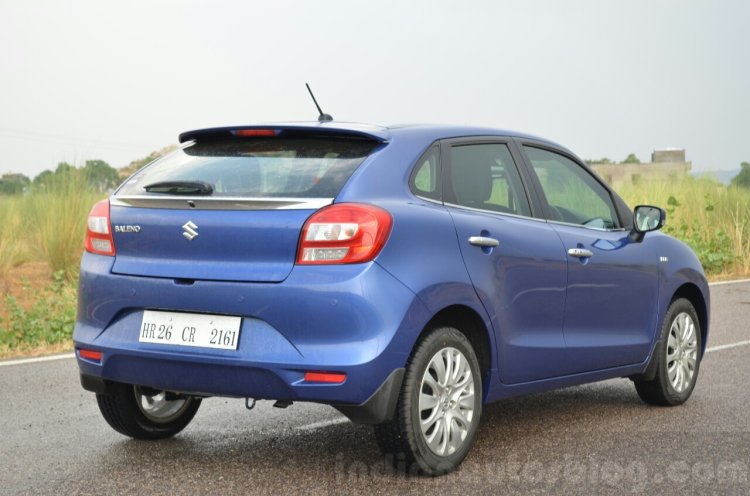 Maruti Baleno Diesel rear three quarter Review