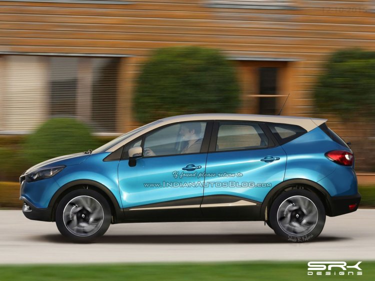 Renault Grand Captur side IAB Rendering