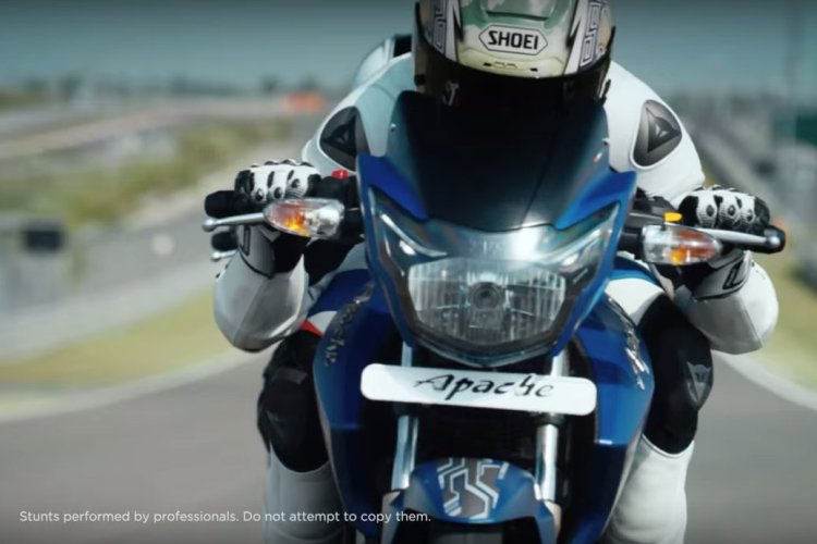 TVS Apache Matte Blue Edition video