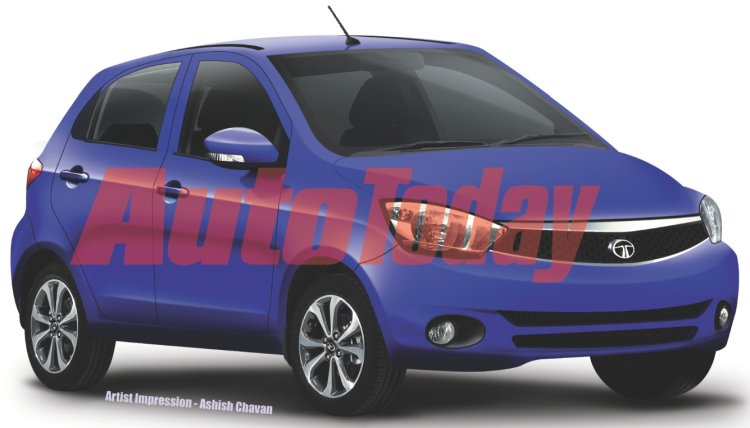 Tata Kite hatchback rendering October