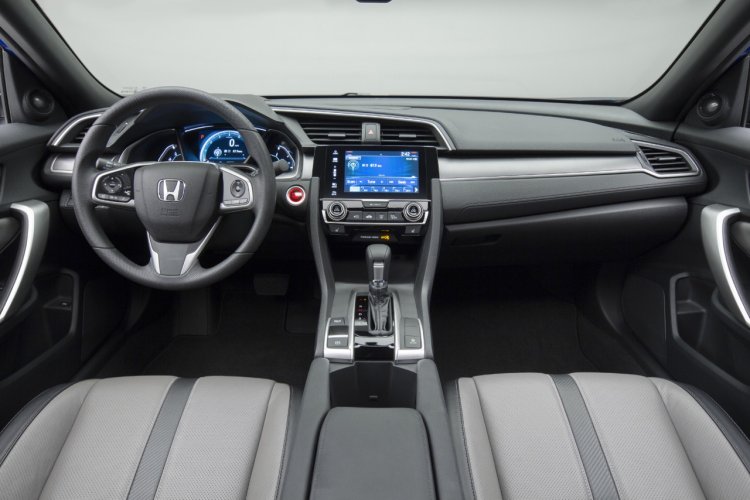 2016 Honda Civic Coupe dashboard revealed
