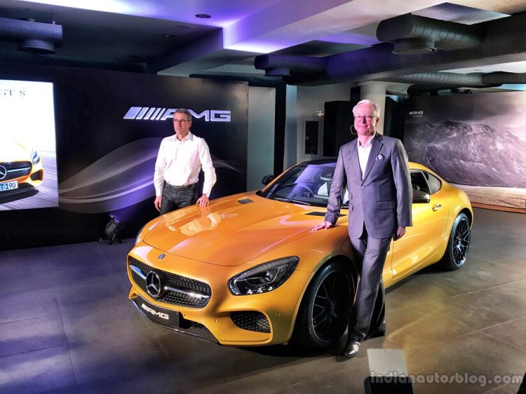 Mercedes AMG GT front three quarter launched in India