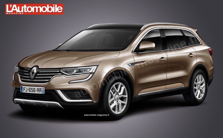 Renault Koleos successor front three quarter to break cover at 2016 Geneva motor show