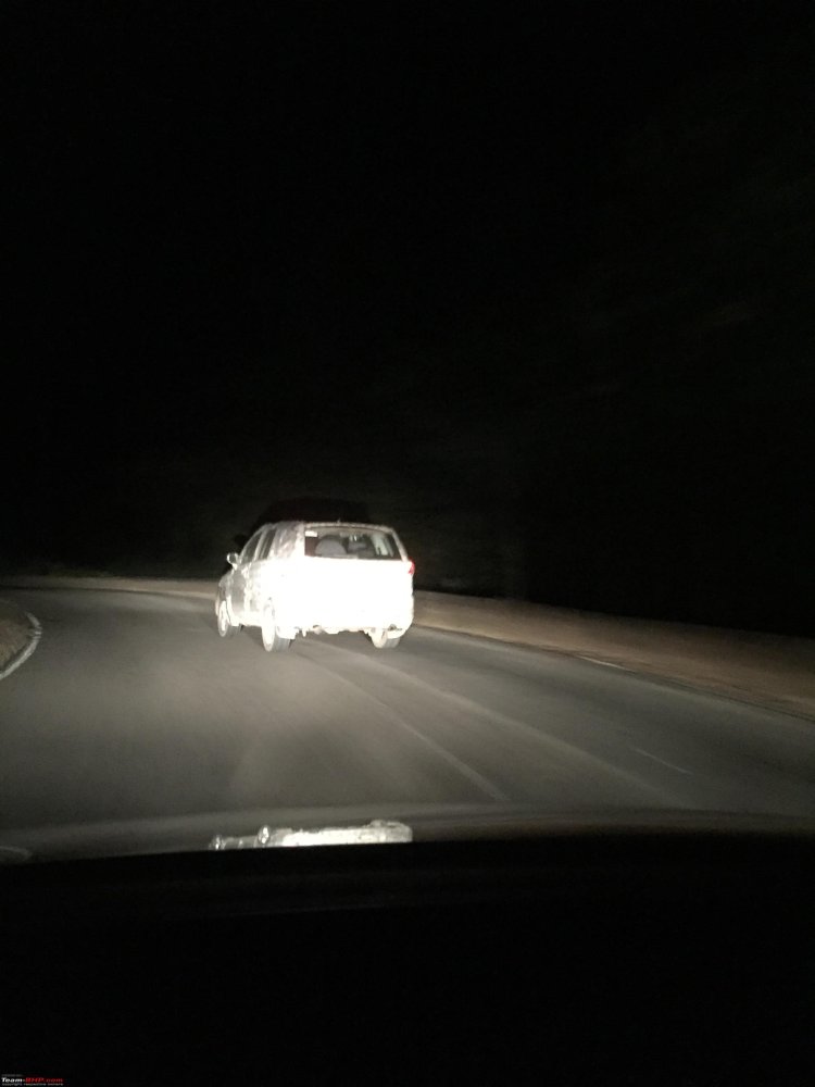 Tata Hexa rear spied near Lavasa