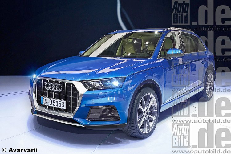 2016 Audi Q5 front three quarters rendering