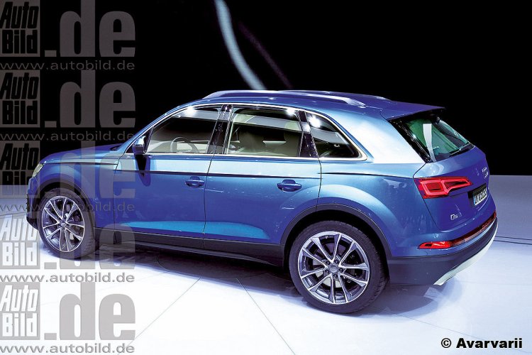 2016 Audi Q5 rear three quarters rendering
