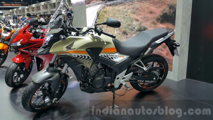 2016 Honda CB500X side at the 2015 Thailand Motor Expo