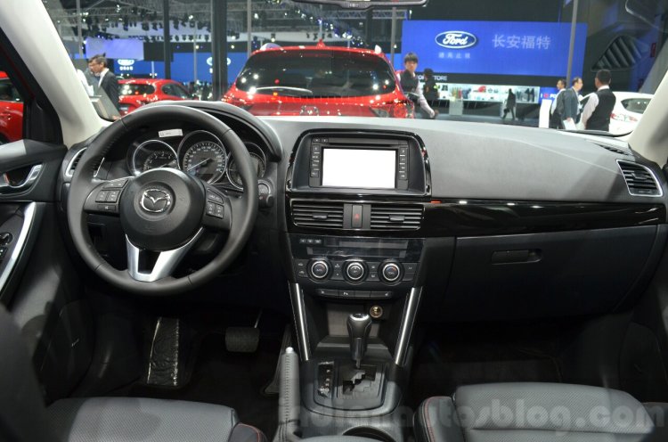 2016 Mazda CX-5 dashboard at the 2015 Shanghai Auto Show