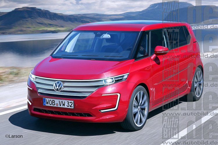 2016 VW E-Bulli concept rendering