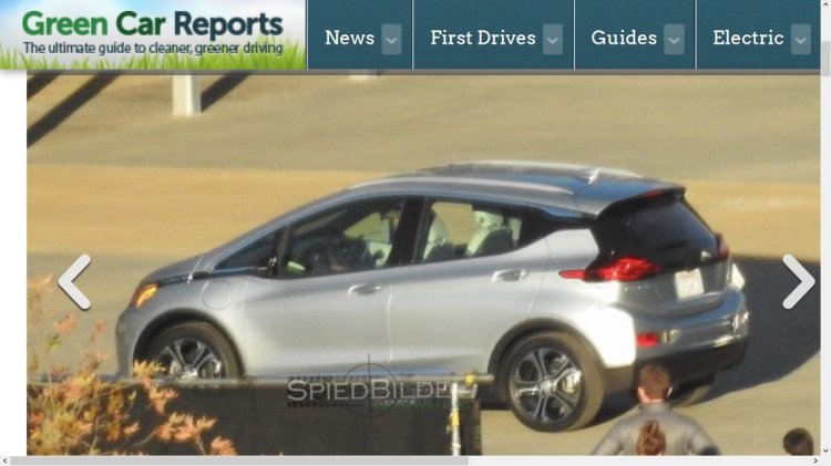 2017 Chevrolet Bolt spied undisguised