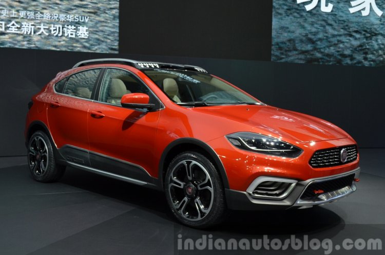 Fiat Ottimo Cross front three quarters at 2015 Shanghai Auto Show
