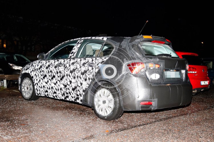 Fiat Tipo hatchback rear three quarter spotted testing